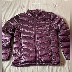 NWT Eddie Bauer Women’s Down Puffer Packable Jacket size Large L